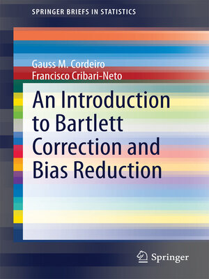 cover image of An Introduction to Bartlett Correction and Bias Reduction
